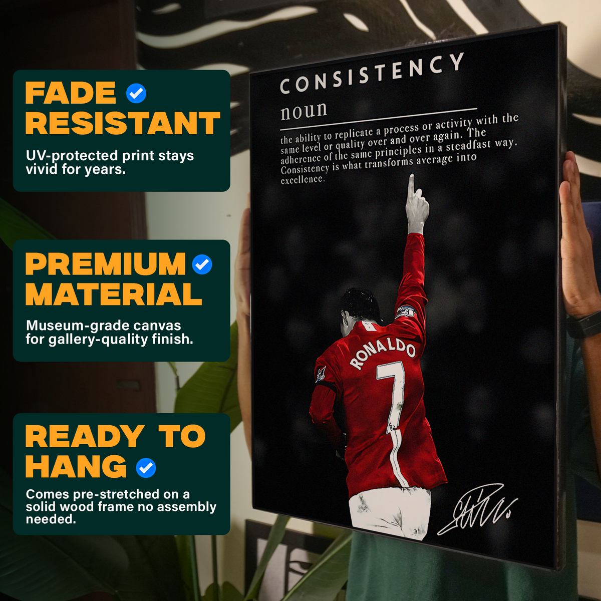 Consistency Definition Ronaldo Poster