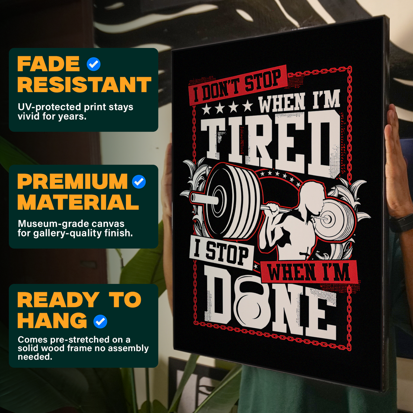 Stop When Im Done Poster