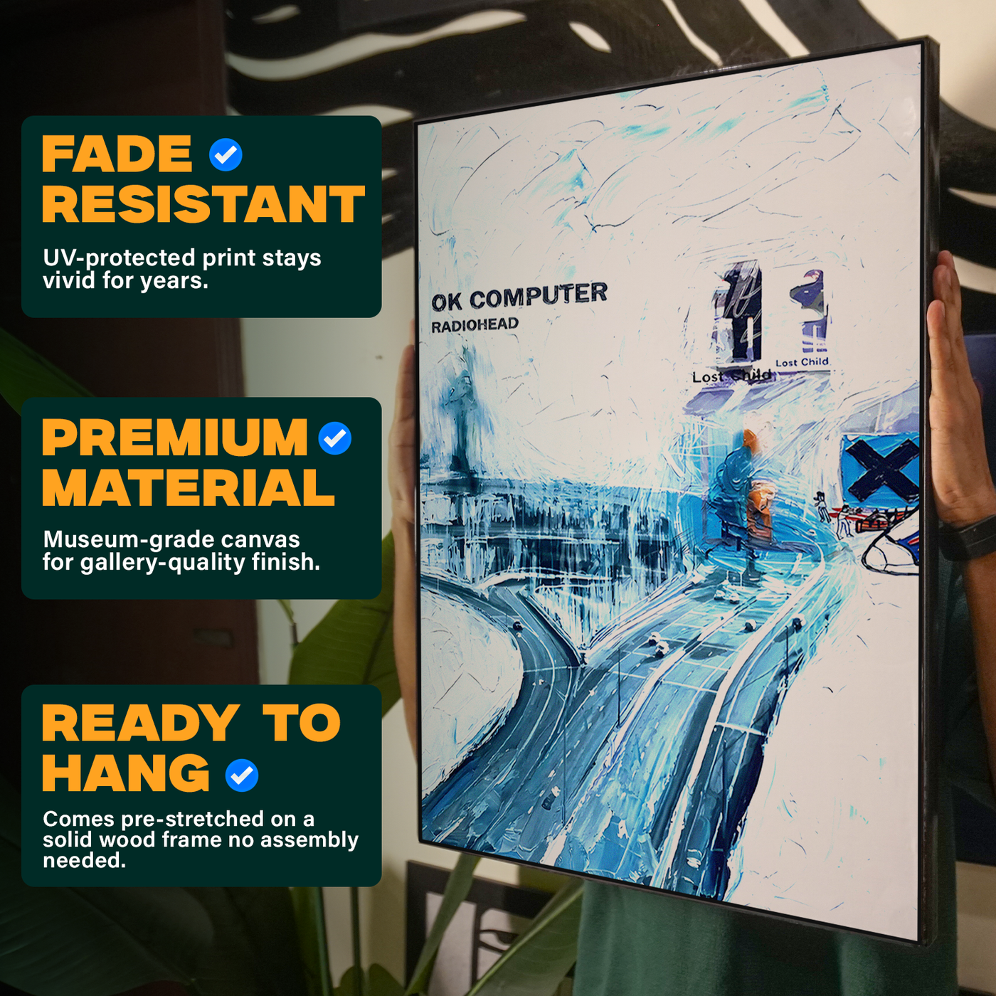 OK Computer Radiohead City Poster