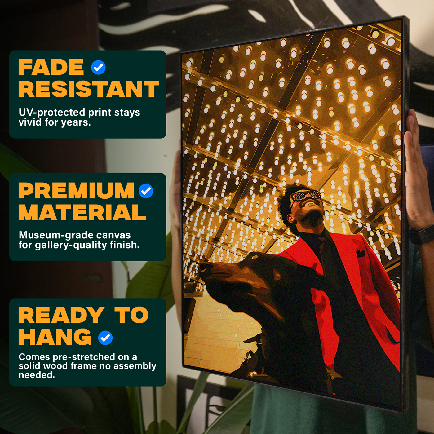 The Weeknd "Blinding Lights" Poster