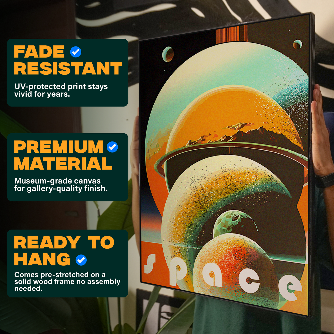 Space Text Poster