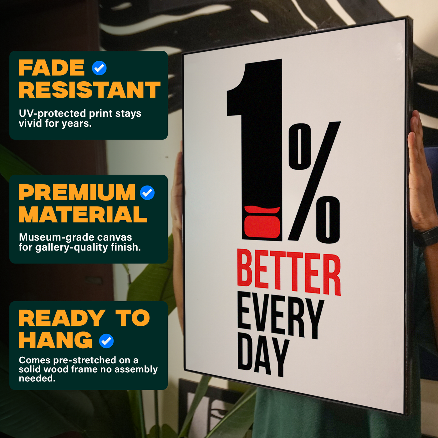 One Percent Better Every Day Poster