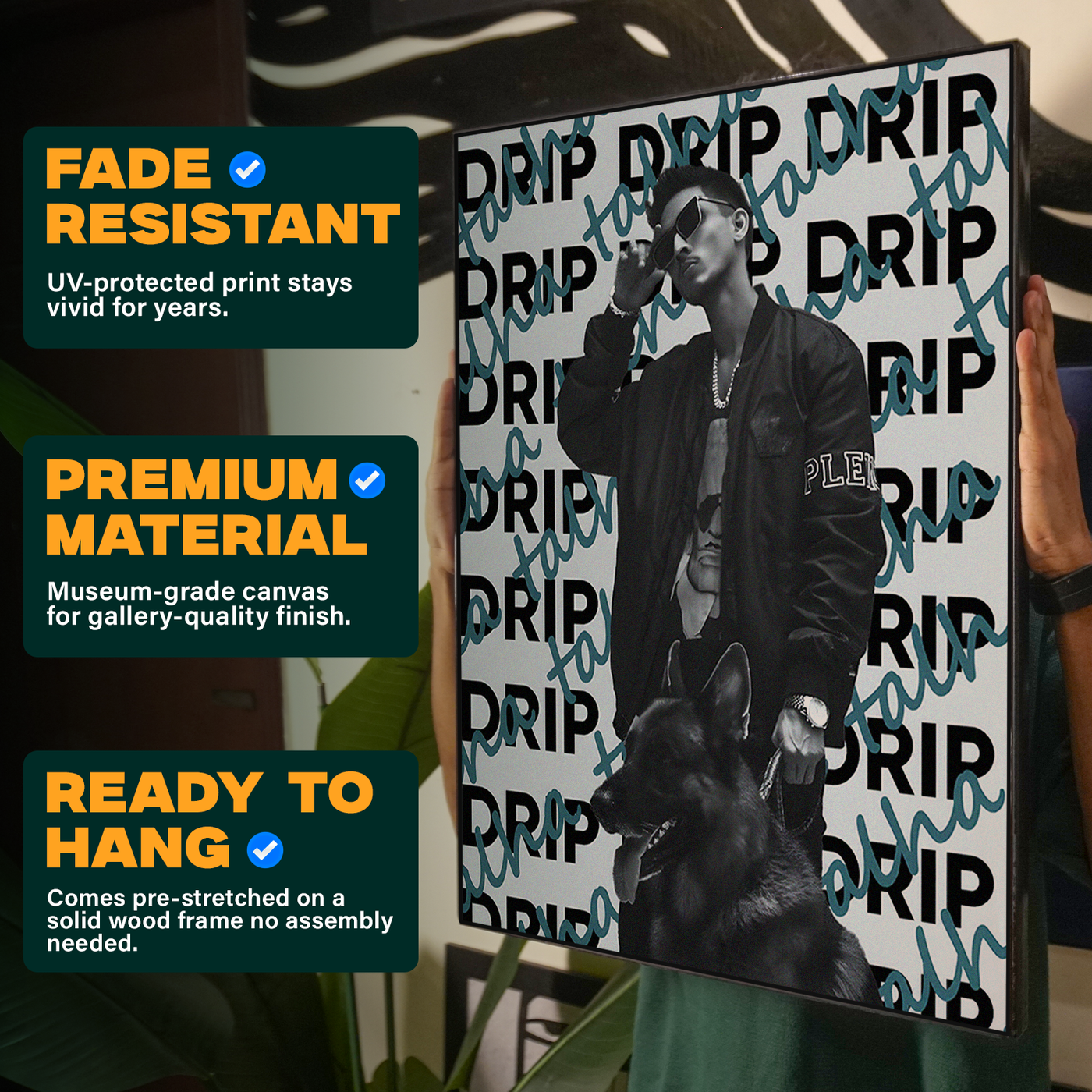 Talha Anjum Drip Poster