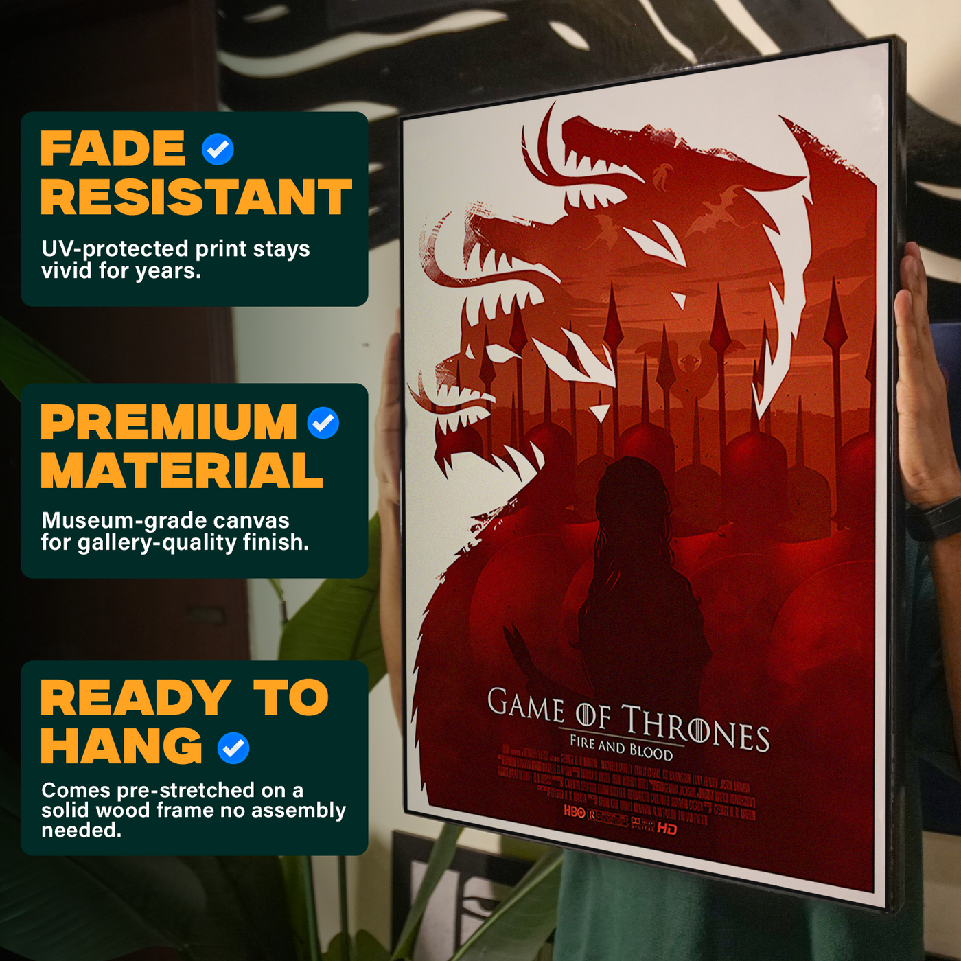 Game of Thrones Dragon Poster