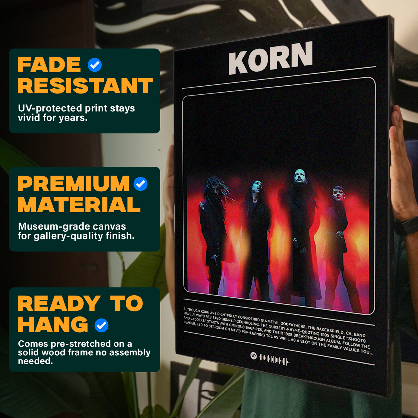 Korn Black Poster