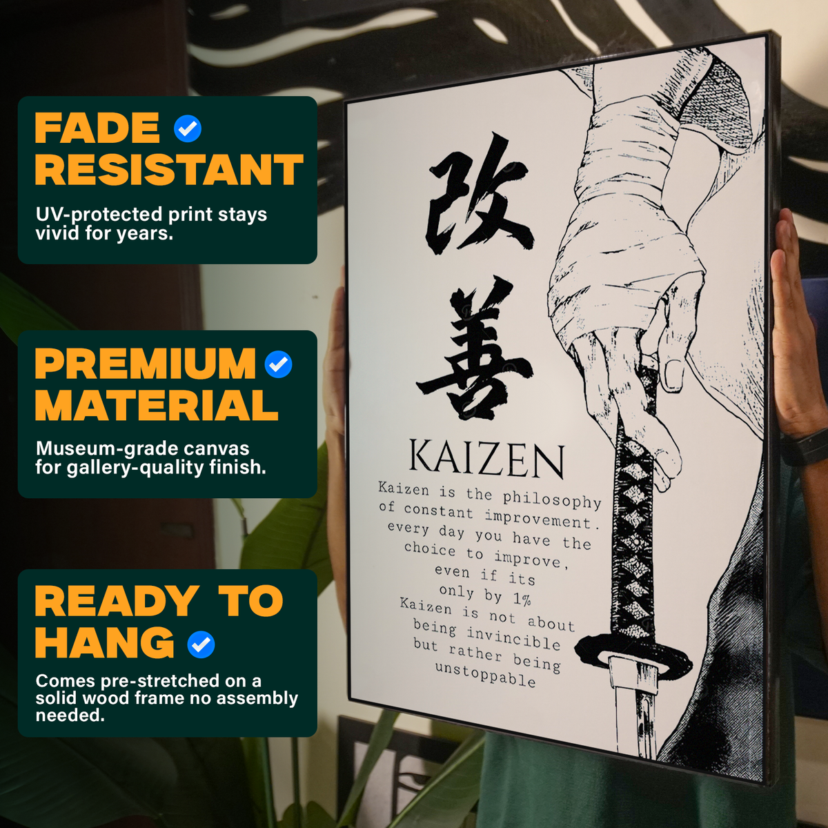 Kaizen Text Poster