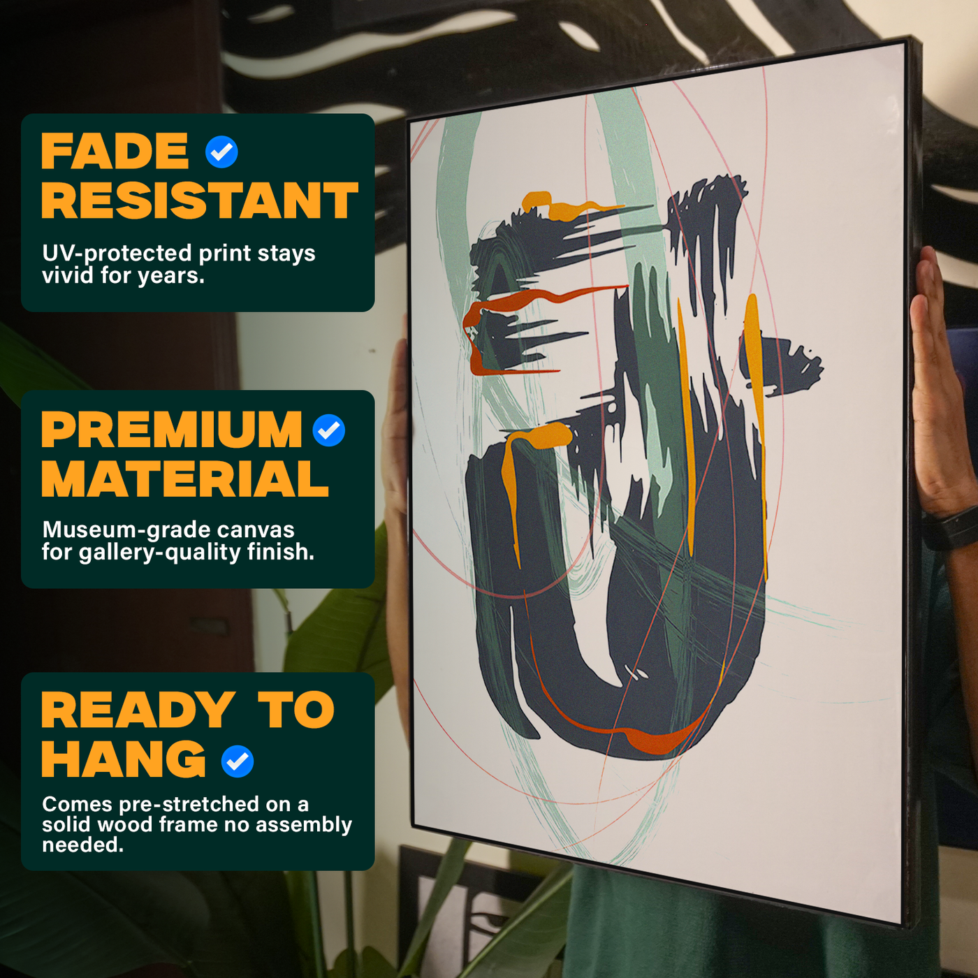 Abstract Face Illustration Poster