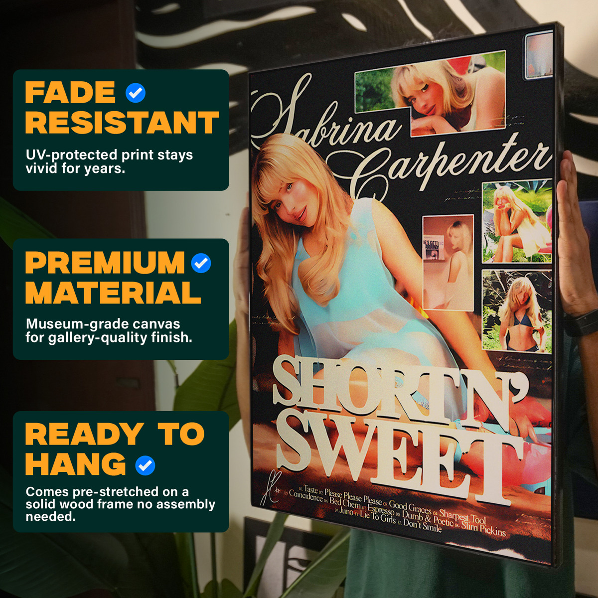 Sabrina Carpenter Short n Sweet Poster