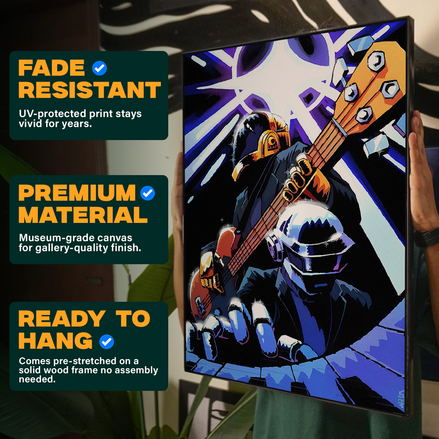 Daft Punk Duo Stage Poster