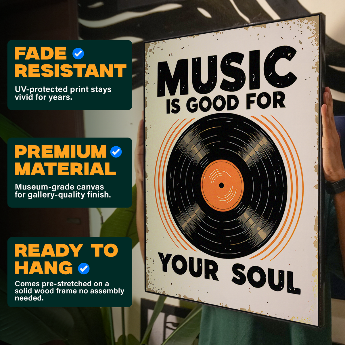 Music Is Good For Your Soul Poster
