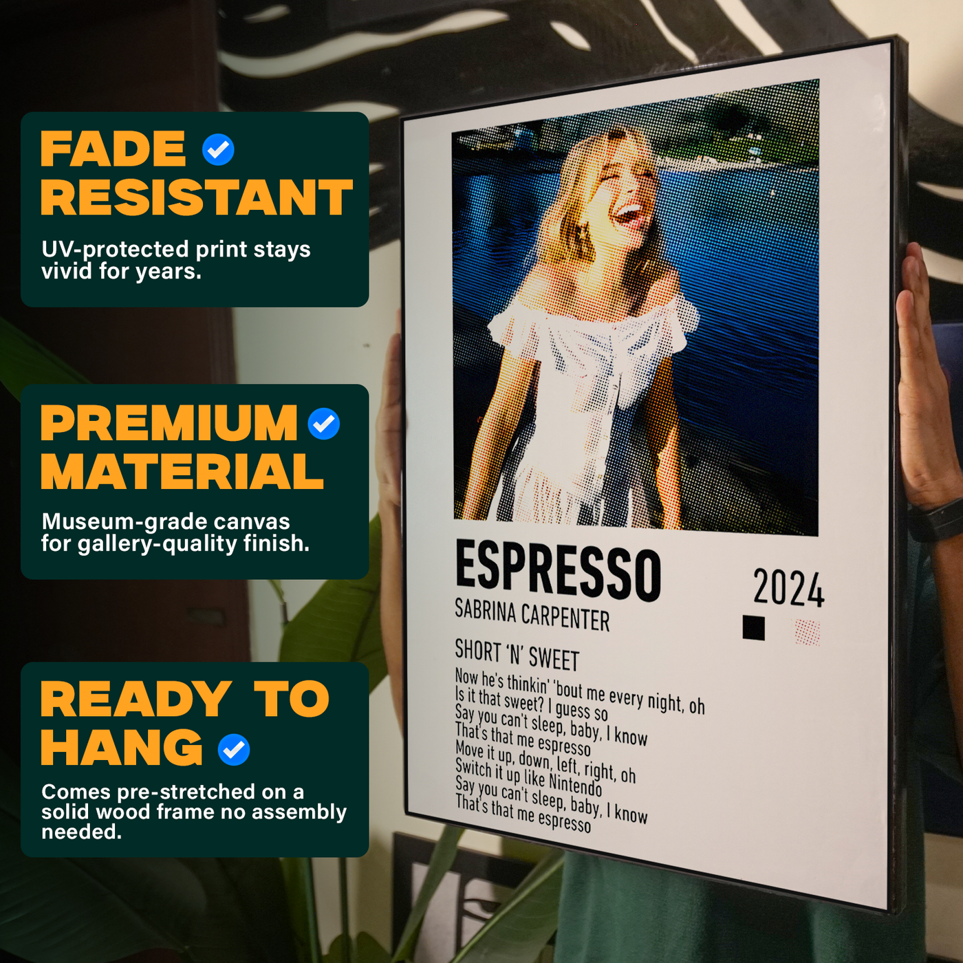 Espresso Sabrina Carpenter Poster