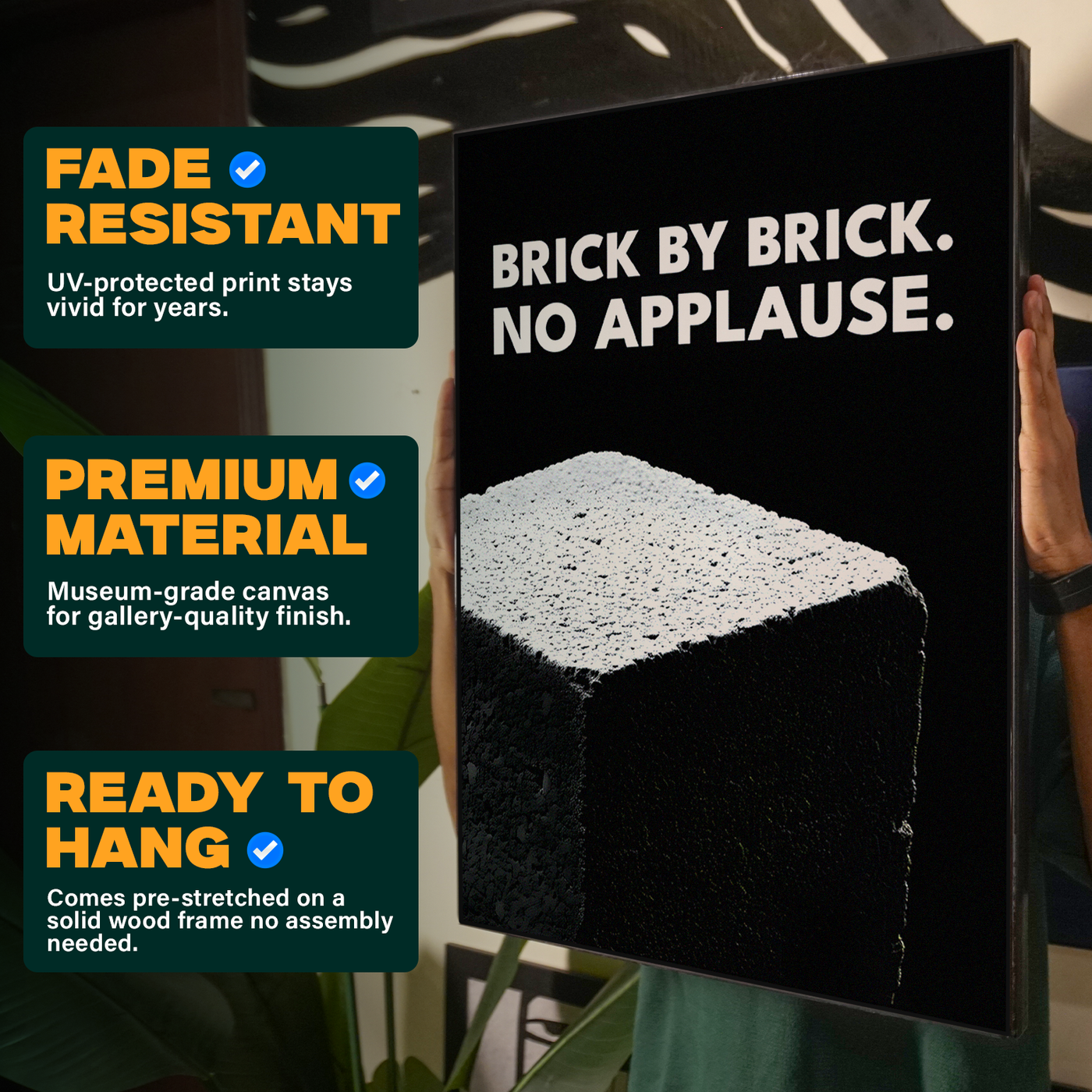 Brick By Brick No Applause Poster