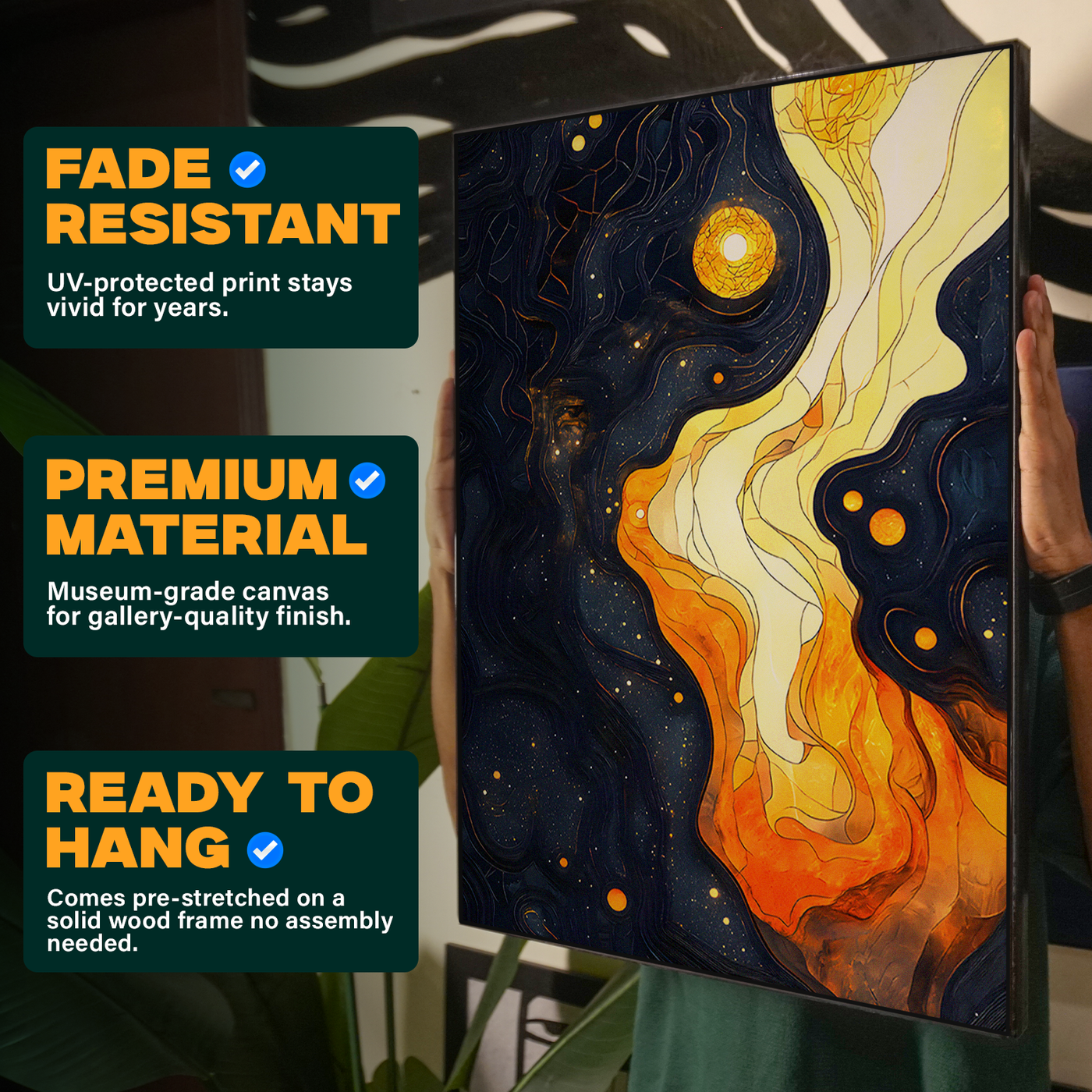 Abstract Galaxy Swirl Poster