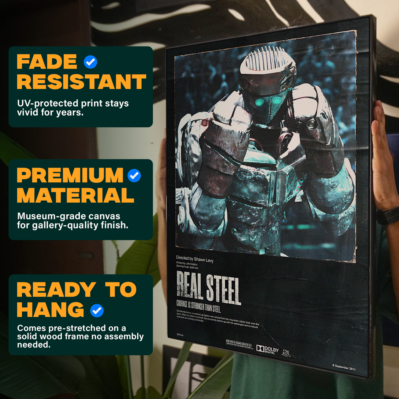 Real Steel Boxing Gloves Poster