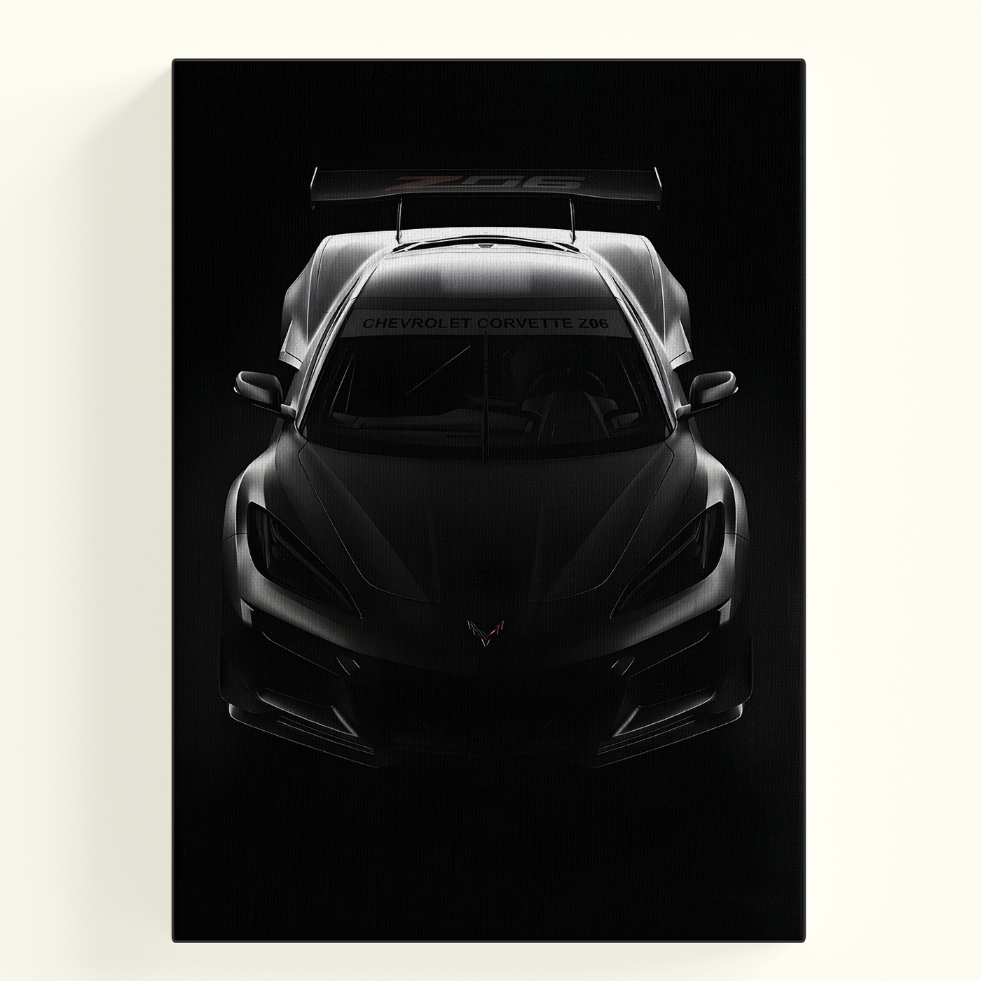 Dark Garage Car Poster