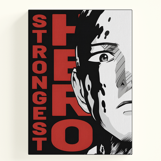 One Punch Man Strongest Hero Poster