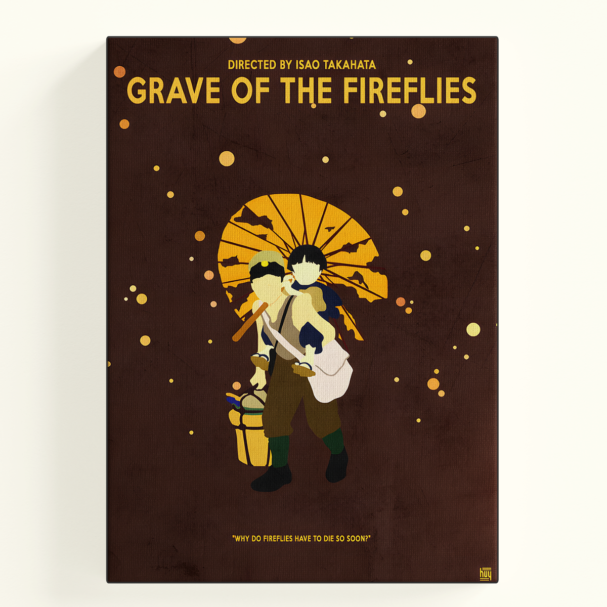 Grave of the Fireflies Movie Poster