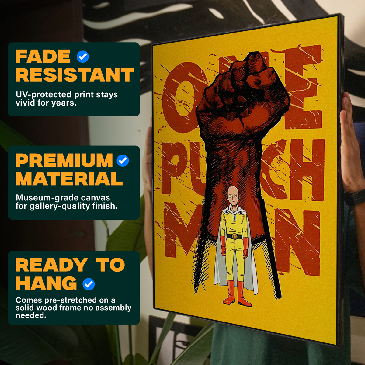 One Punch Man Hammer Poster