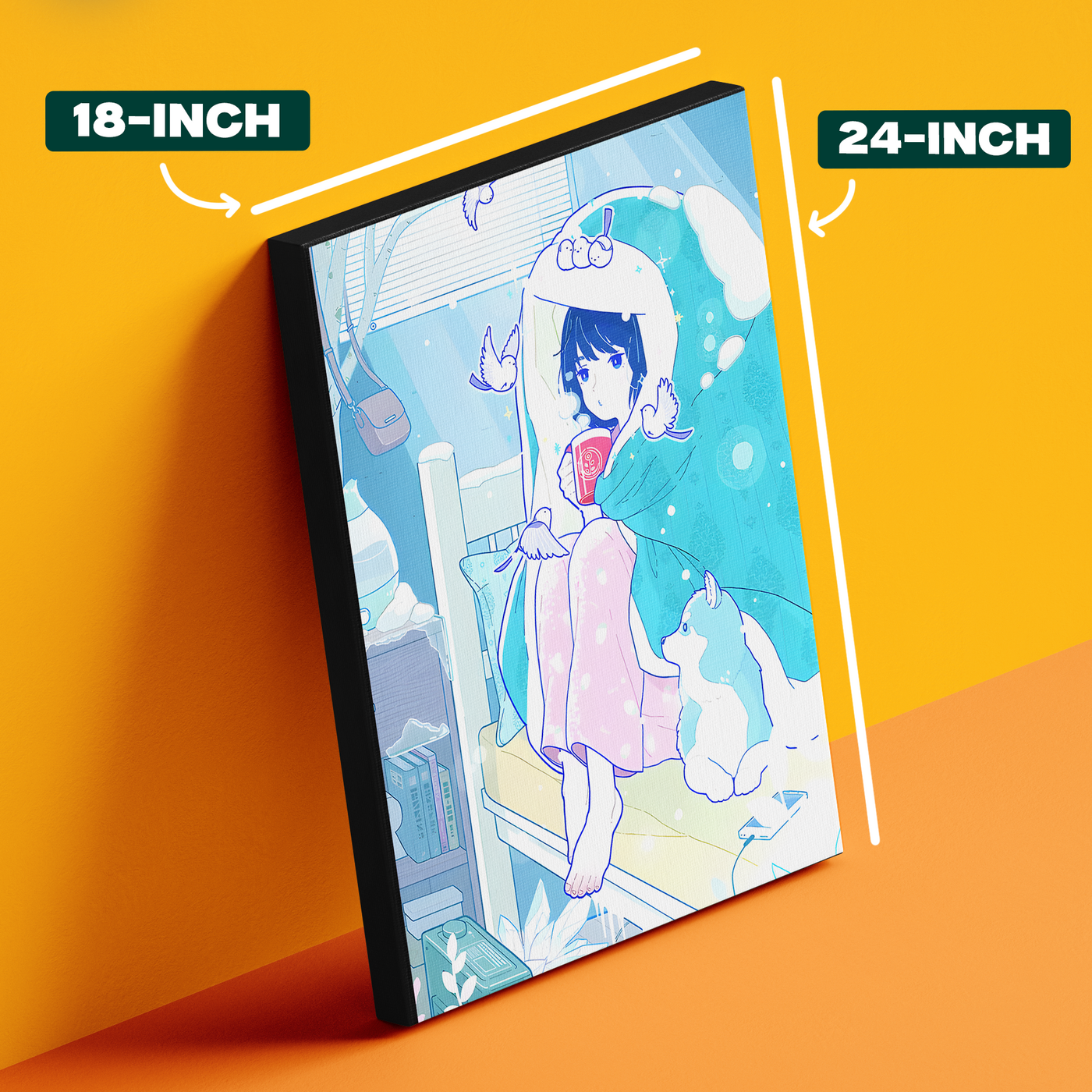 Blue Girl Poster