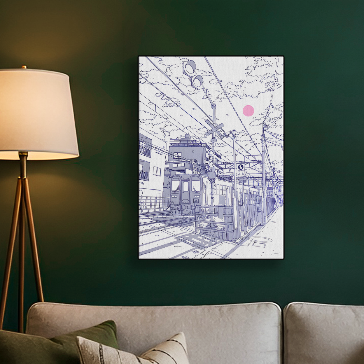 Train Tracks Sketch