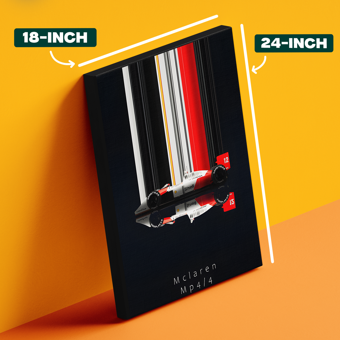 McLaren Abstract Stripes Poster