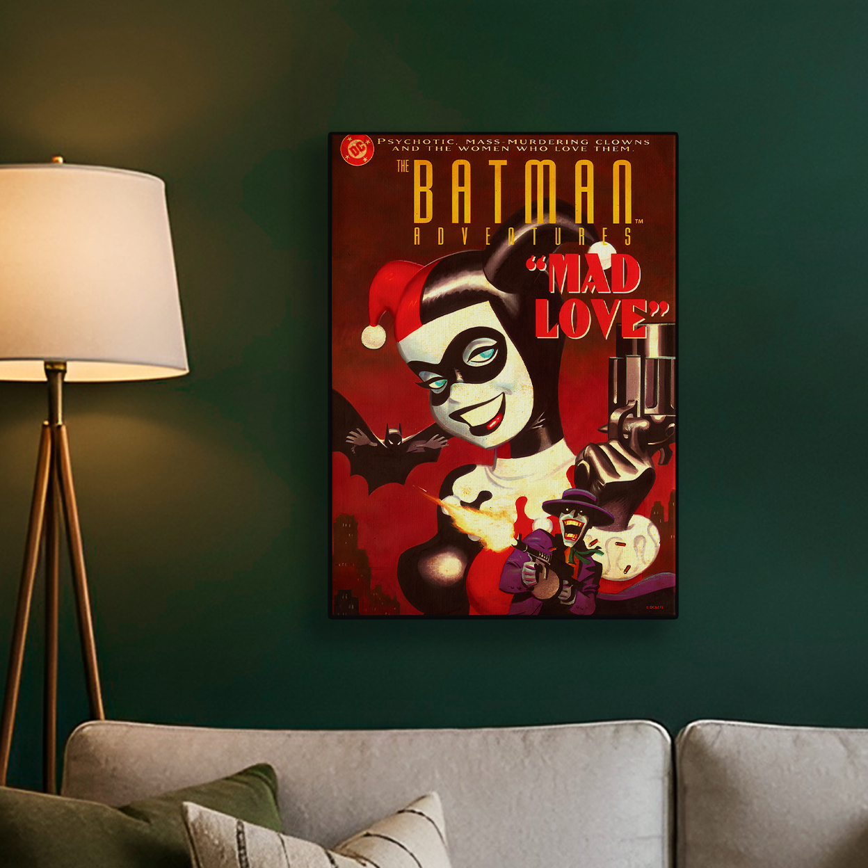 Harley Quinn "Mad Love" Poster