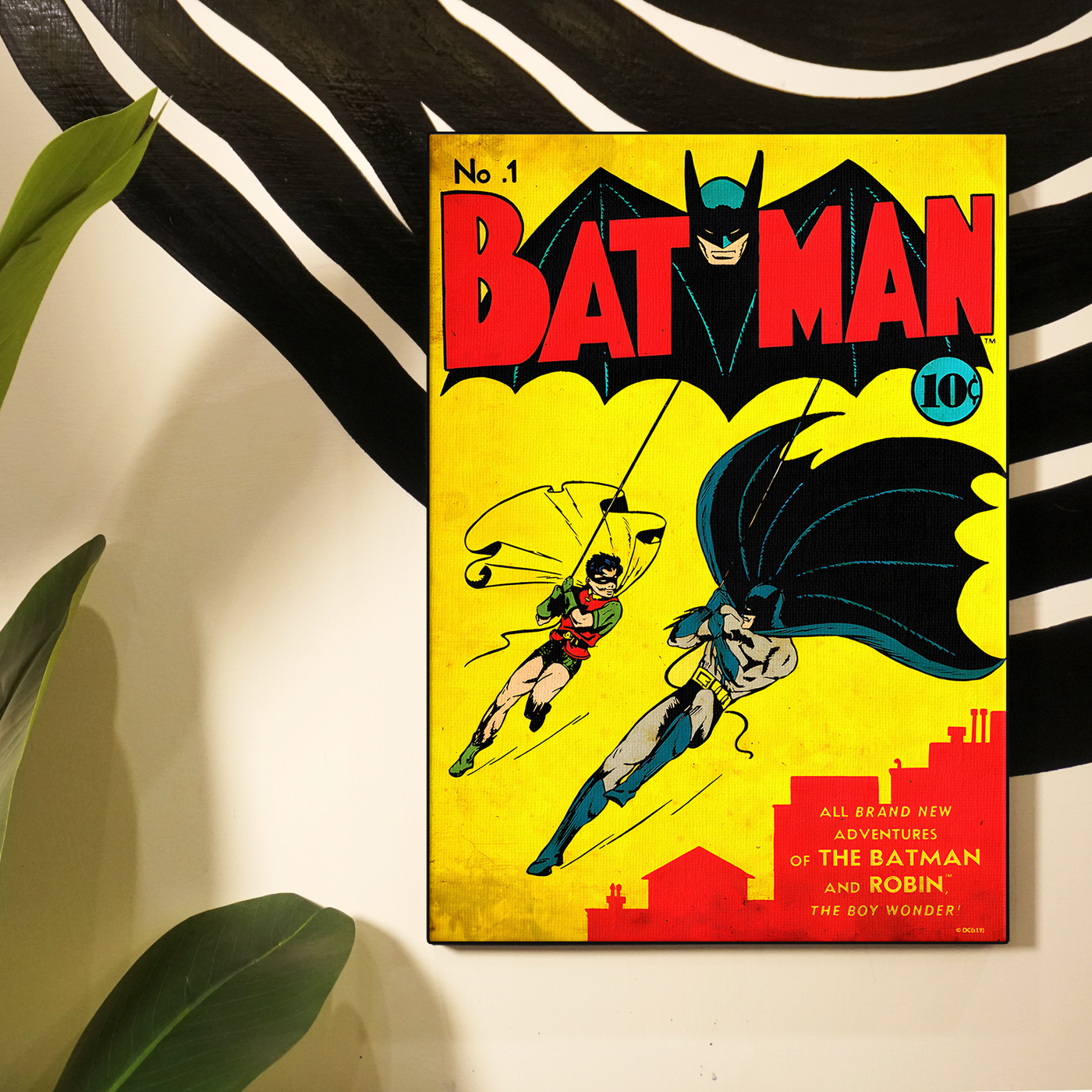 Bat-Man Retro Comic Poster
