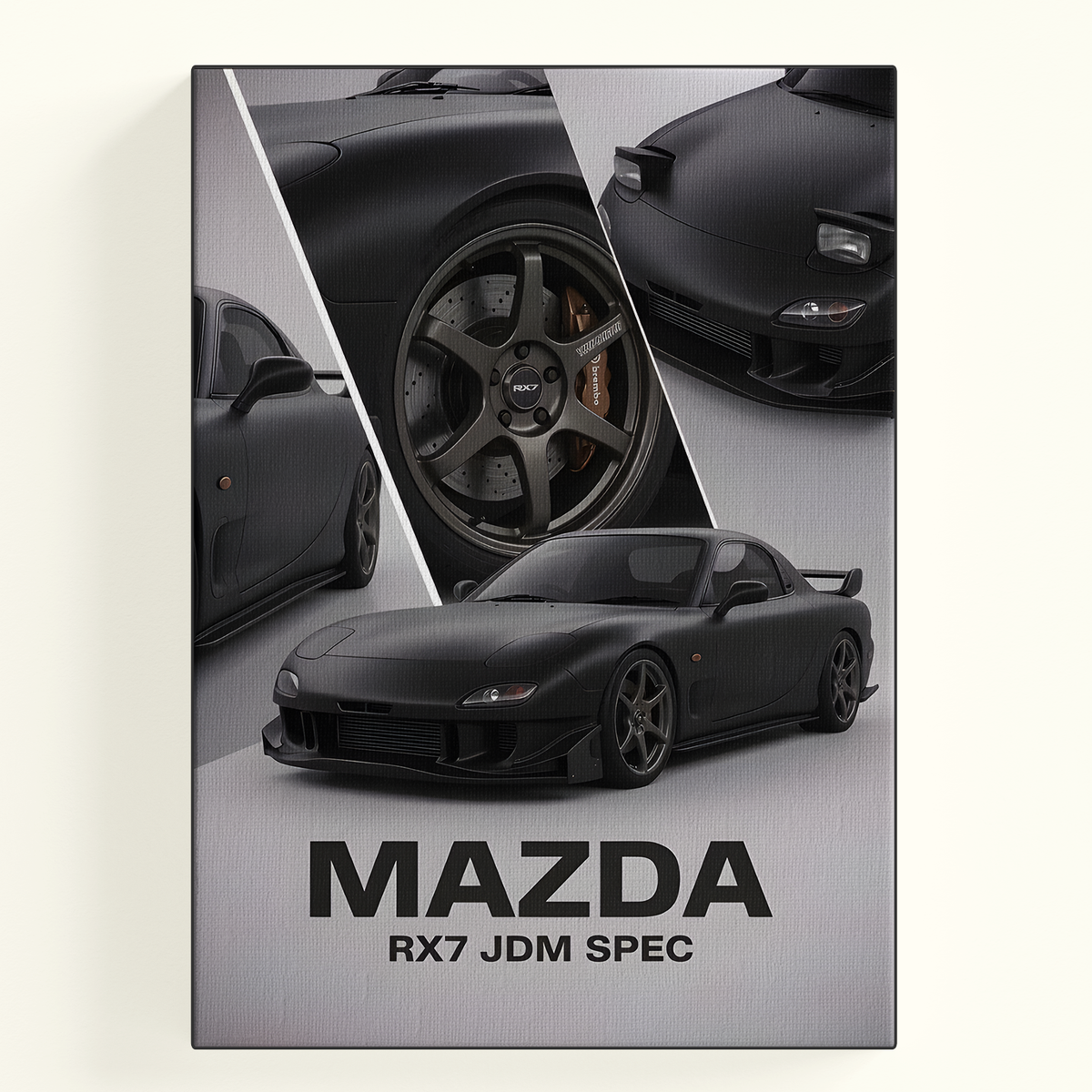 Mazda RX7 JDM Spec Poster