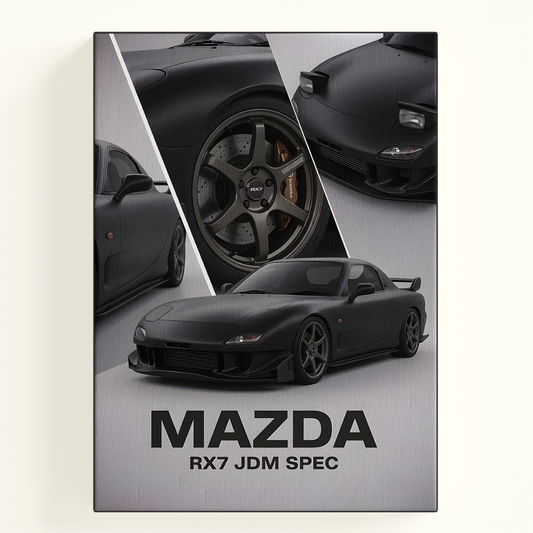 Mazda RX7 JDM Spec Poster
