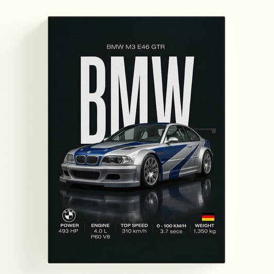 BMW M3 E46 Poster