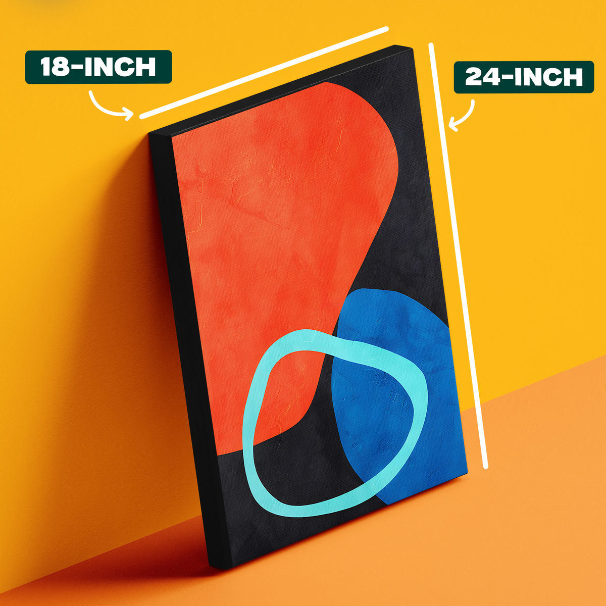Geometric Abstract Ring Poster