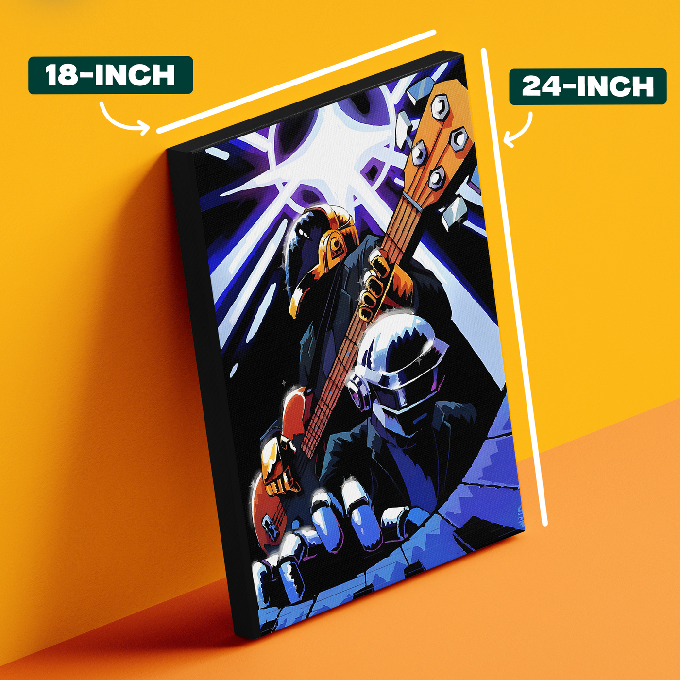 Daft Punk Duo Stage Poster