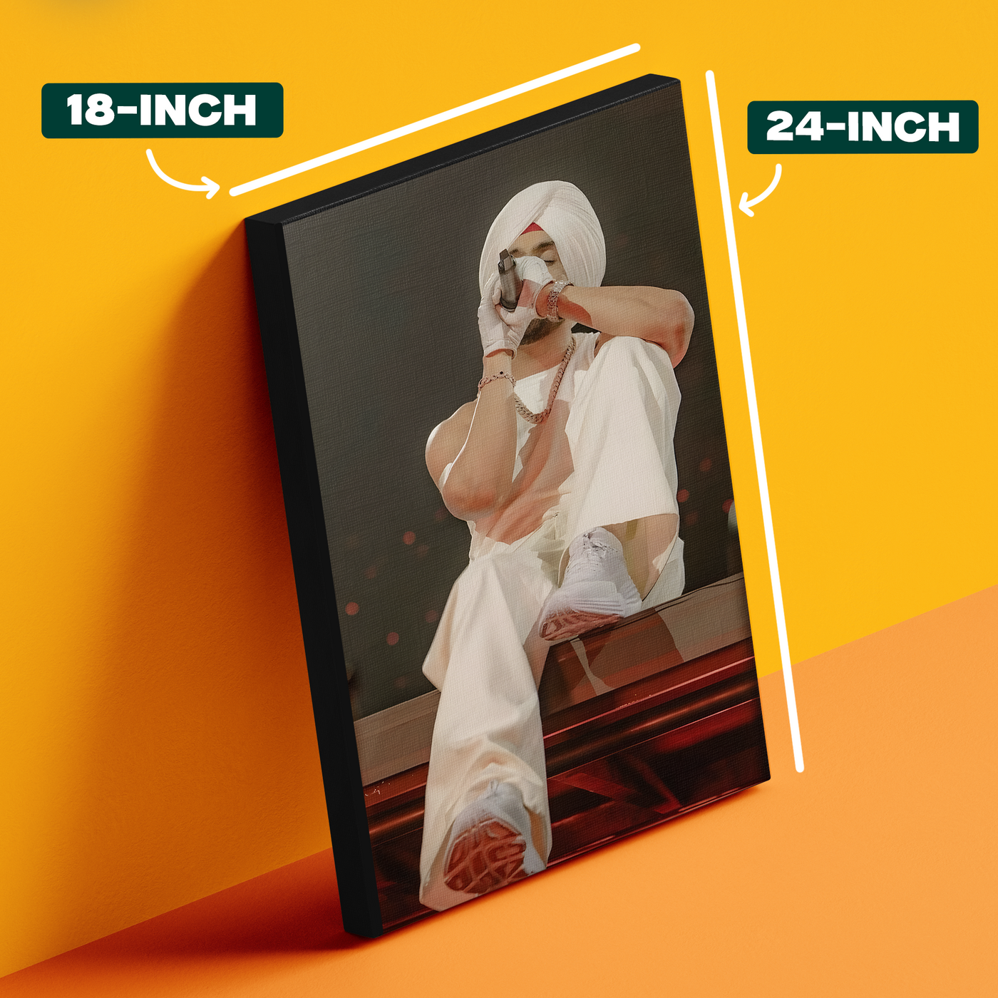 Diljit Dosanjh White Poster