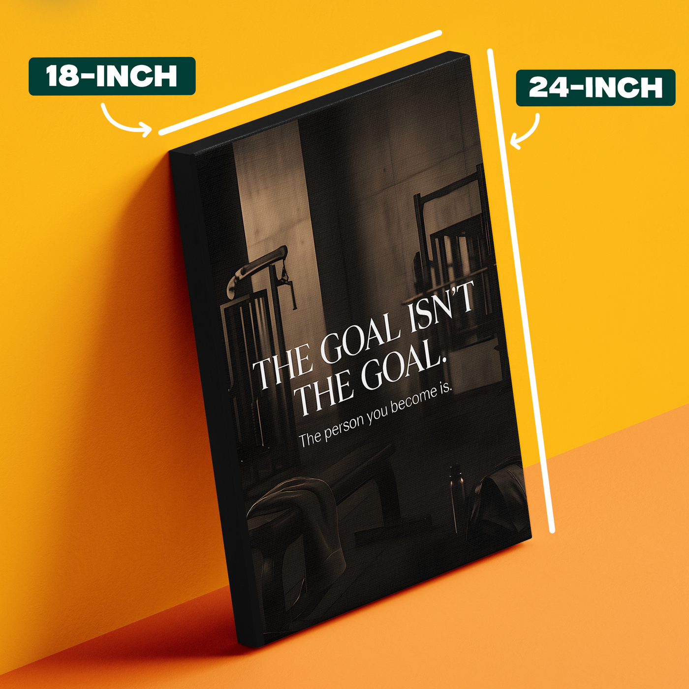 The Goal Isnt The Goal Poster