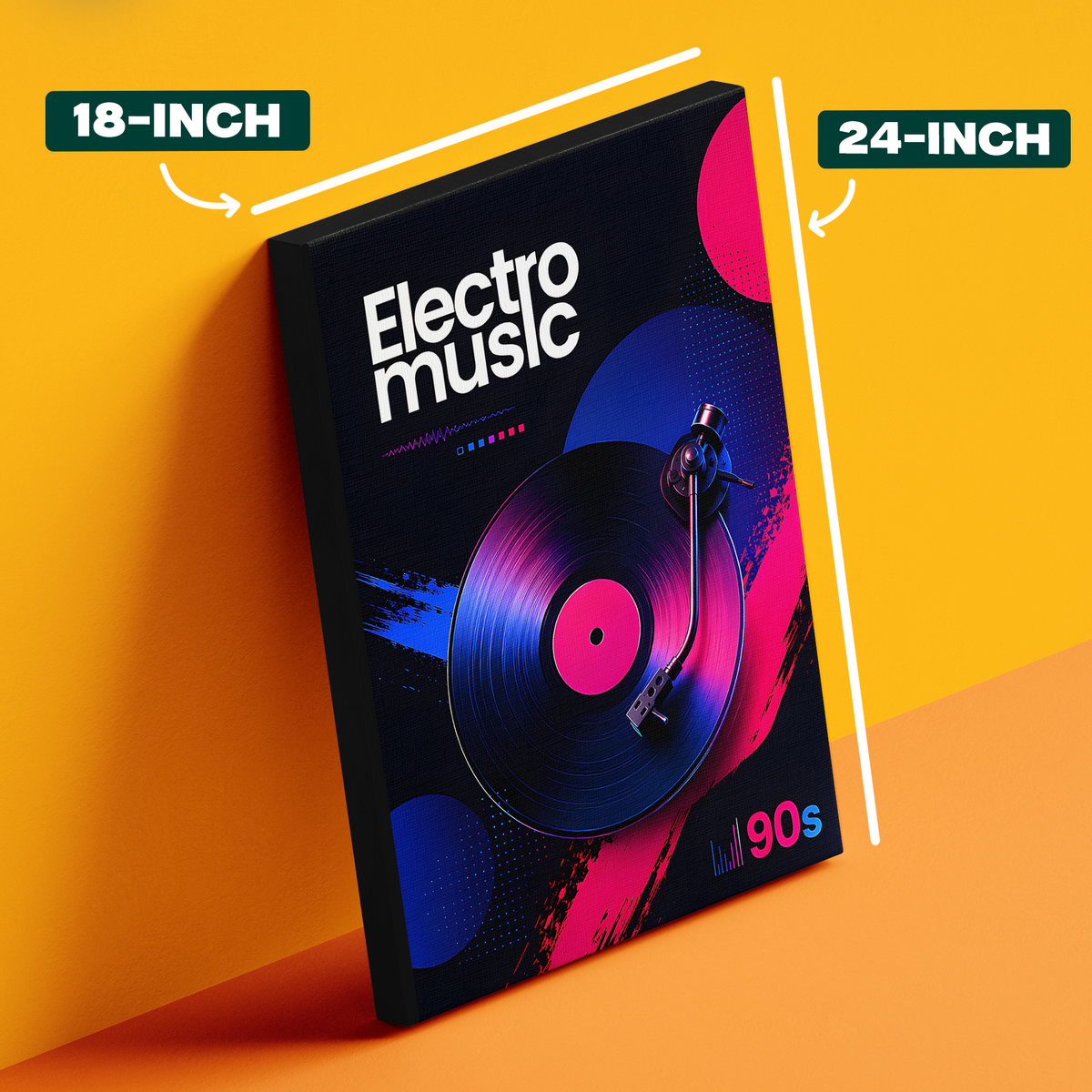 Electro Music Vinyl Poster