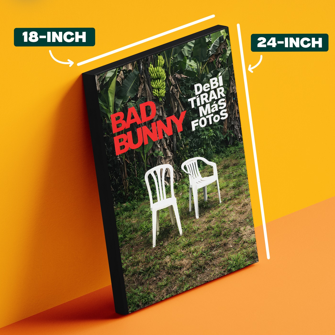 Bad Bunny Chair Poster