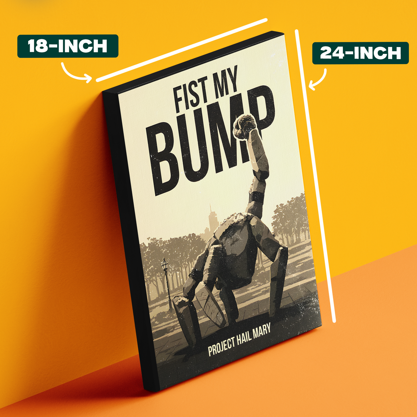 "Project Hail Mary" Fist Bump Parody Poster