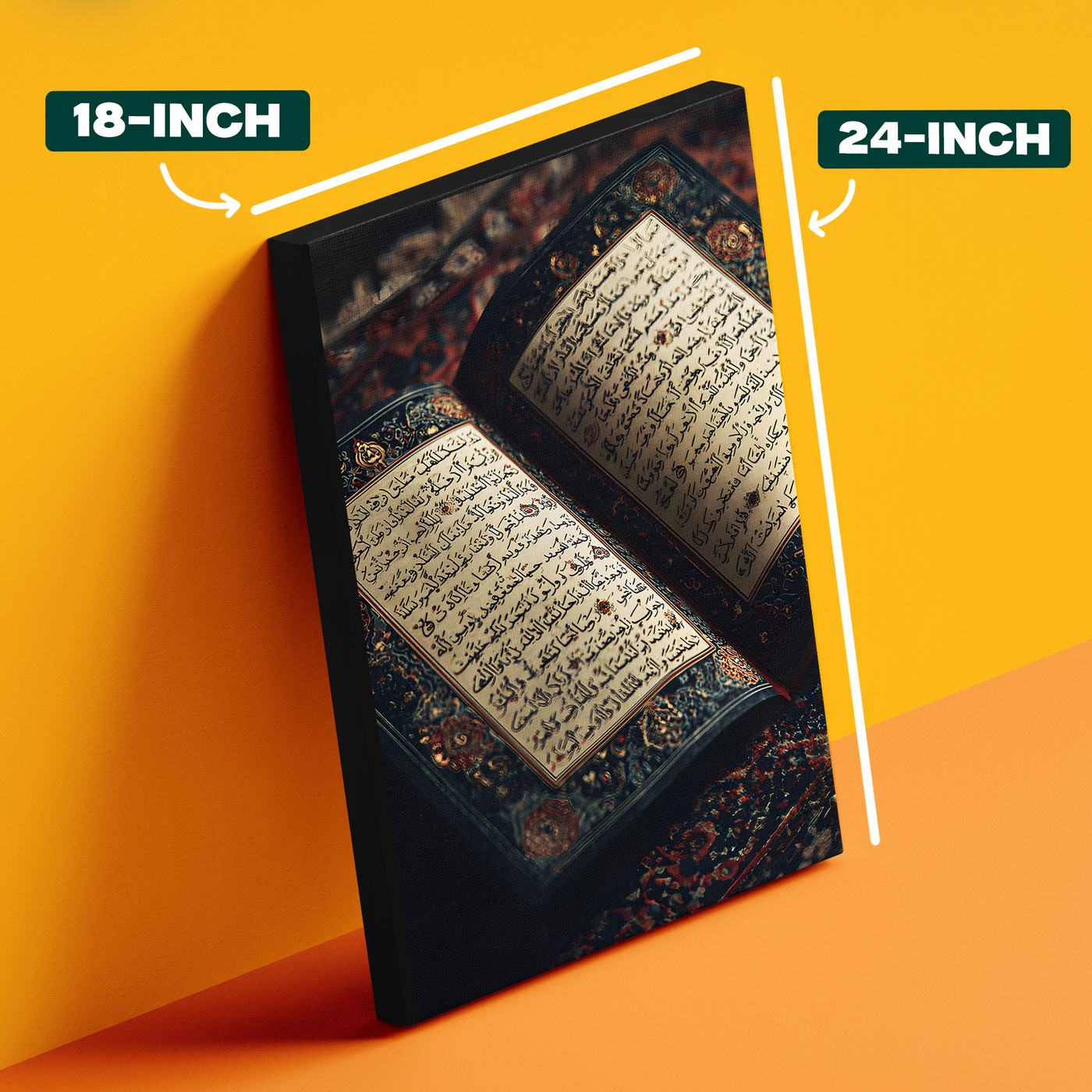 Open Quran Illustration Poster