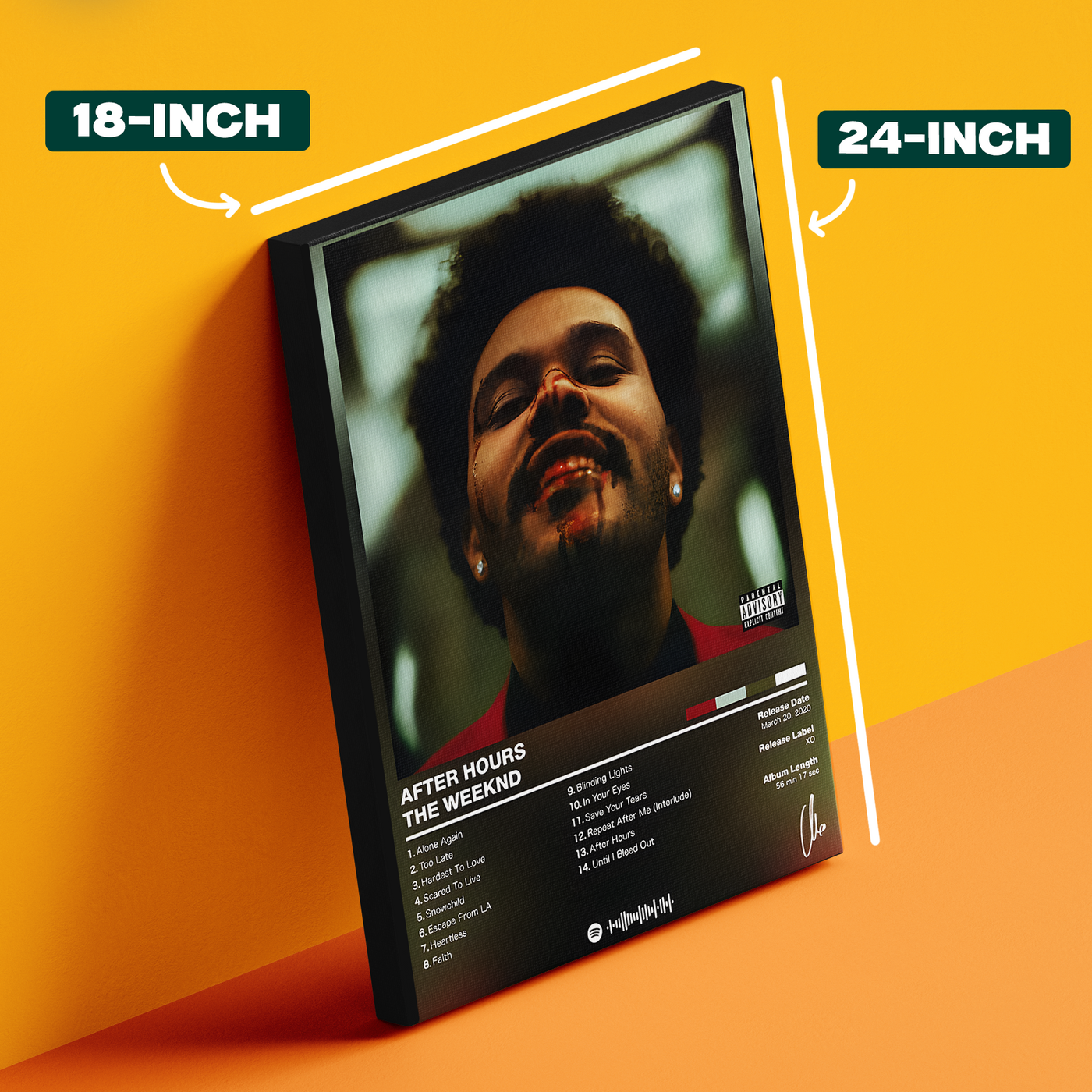 The Weeknd After Hours Poster