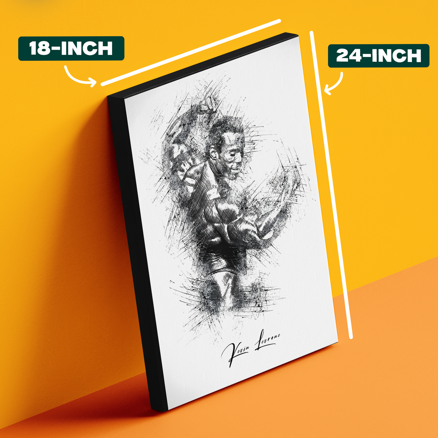 Kevin Levrone Sketch Style Poster