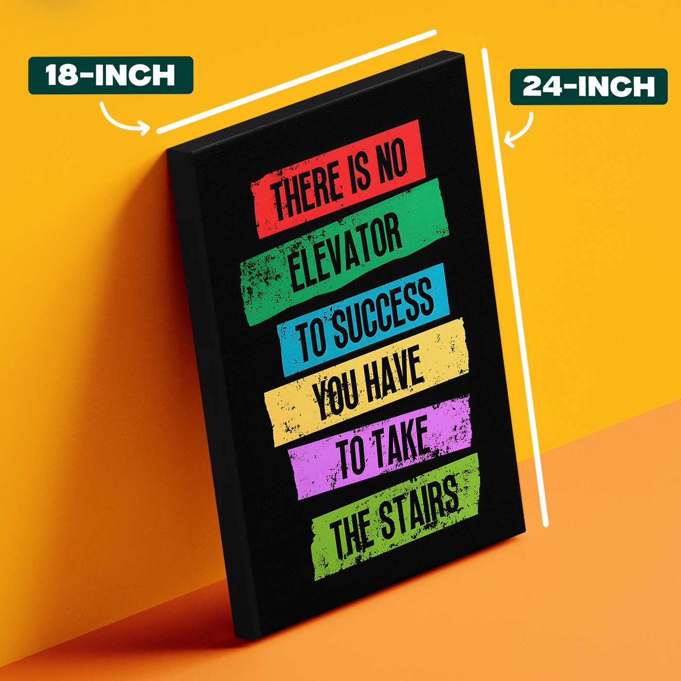 No Elevator To Success Poster
