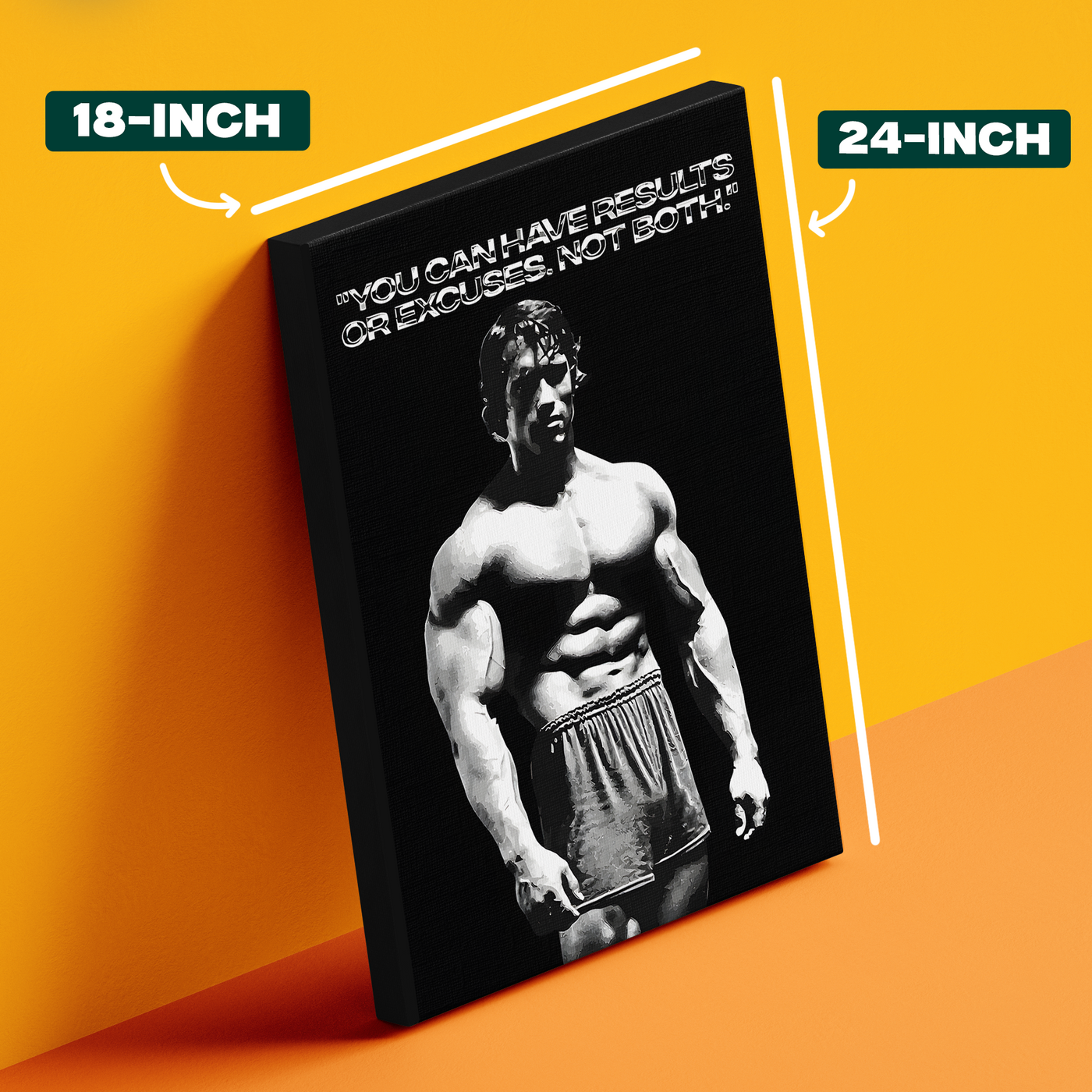 You Can only have "Results or Excuses" Poster