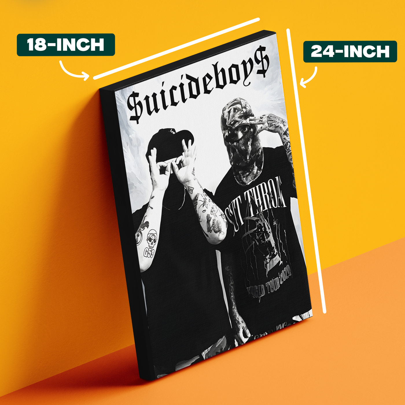 NF Black and White Poster