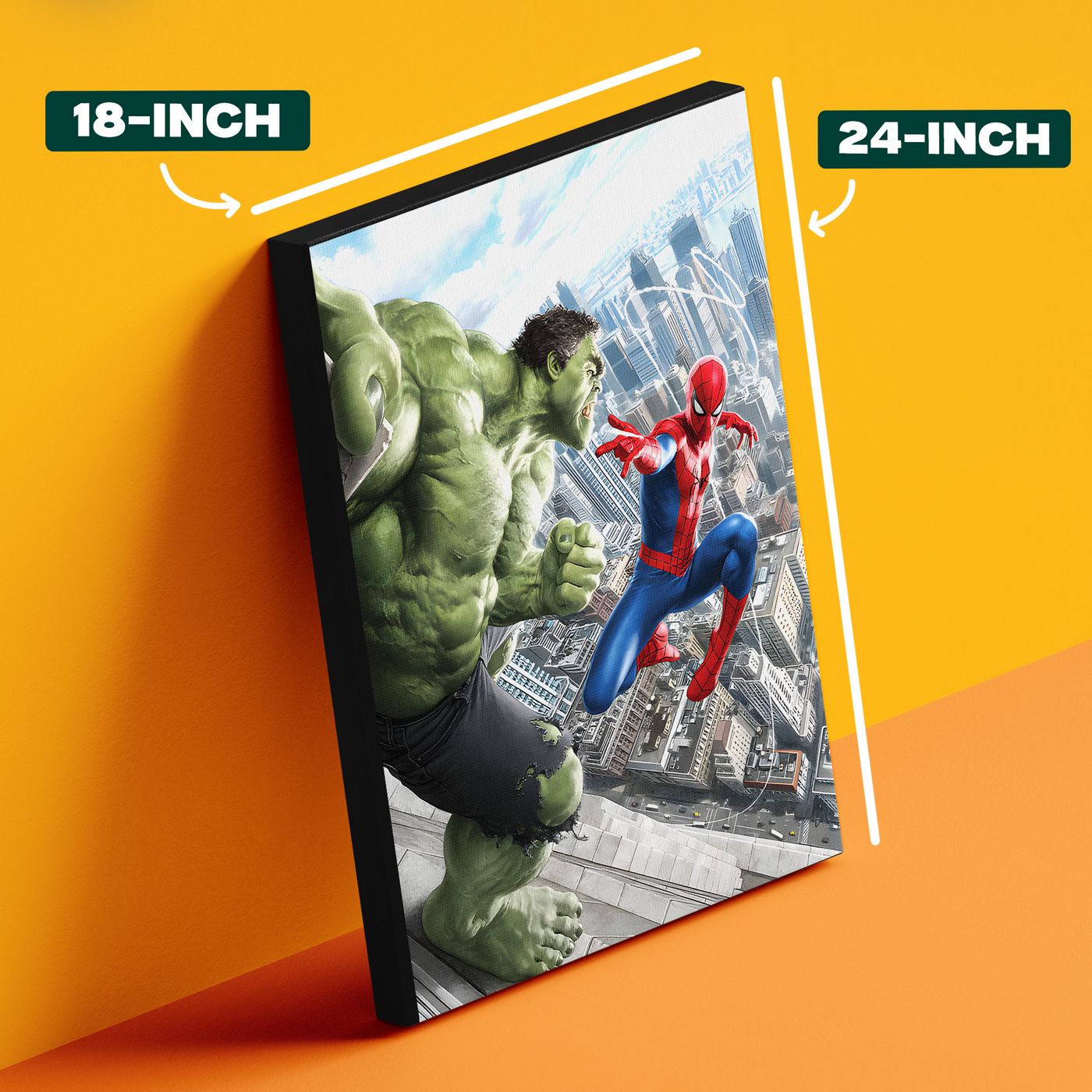 Spider-Man and Hulk Poster