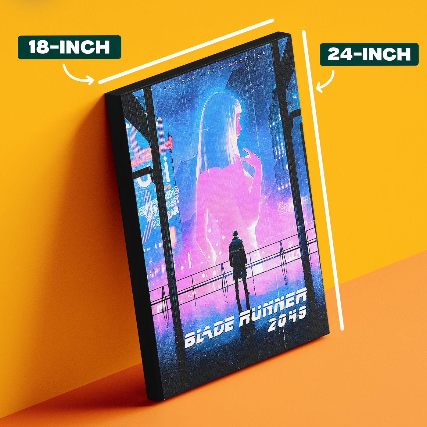 Blade Runner Silhouette Poster