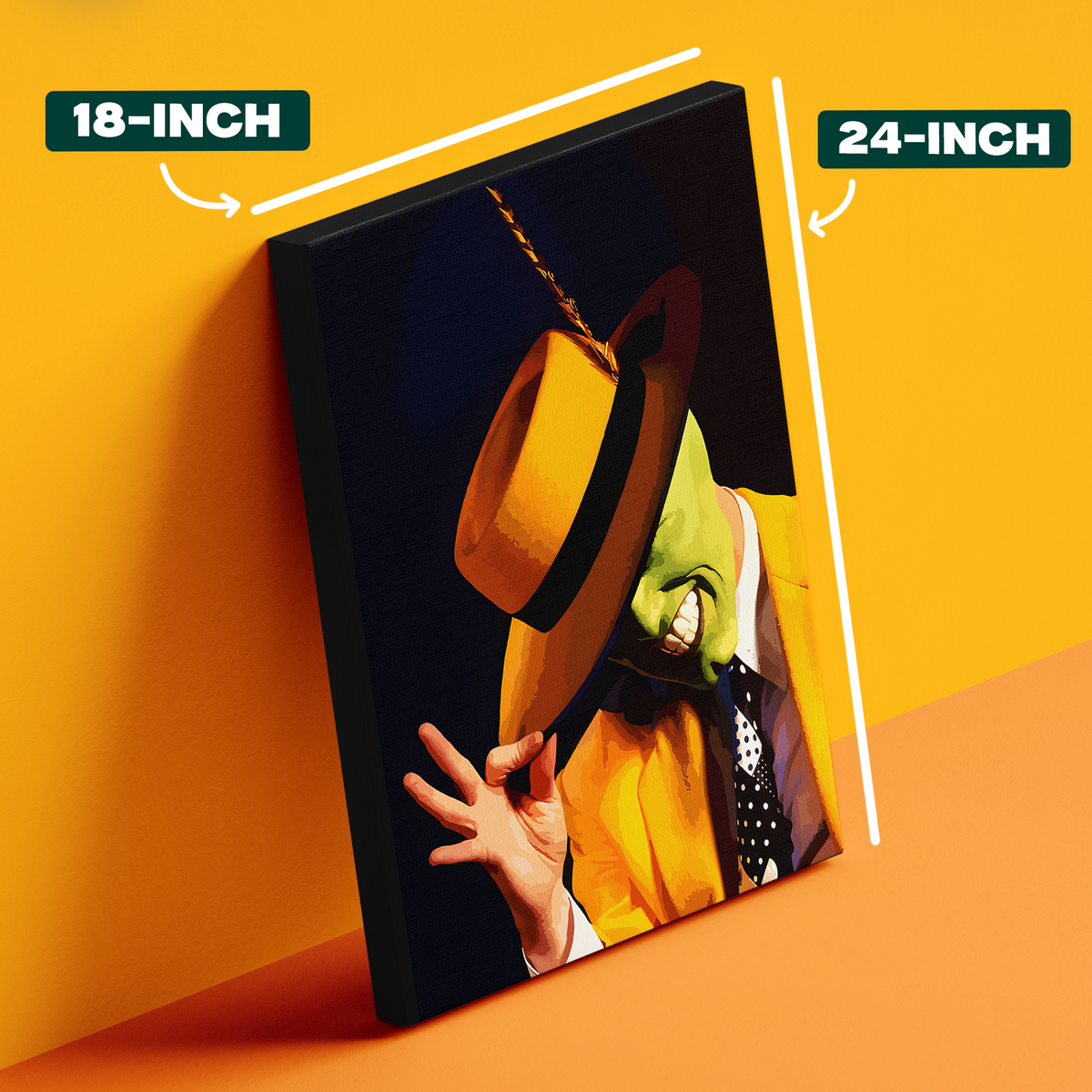 The Mask Hand Gesture Illustration Poster