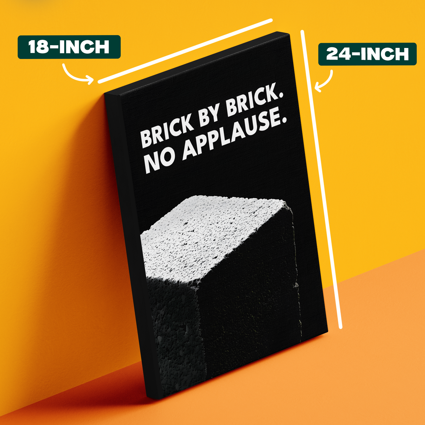 Brick By Brick No Applause Poster