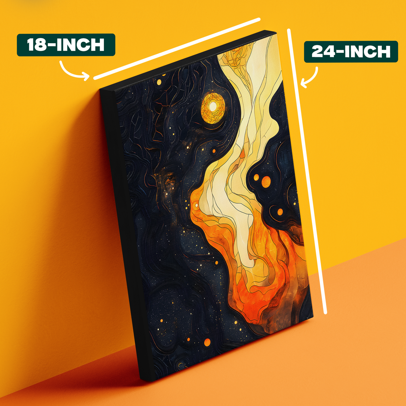 Abstract Galaxy Swirl Poster