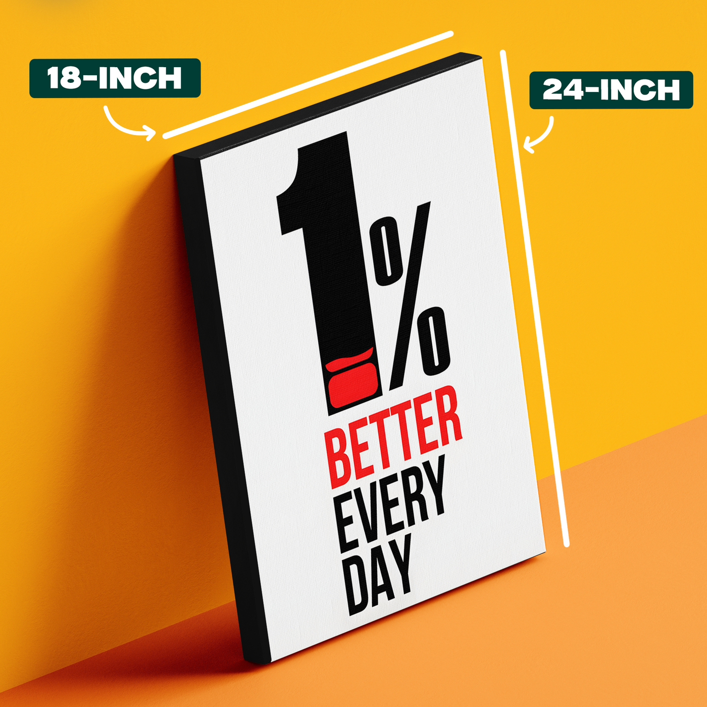 One Percent Better Every Day Poster