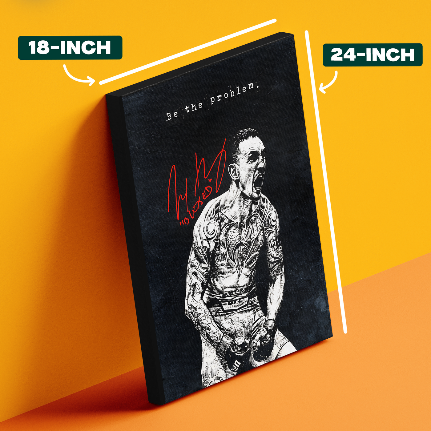 Max Holloway Quote Poster